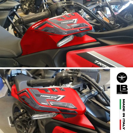 Pegatinas 3D Guardamanos moto compatible con Yamaha Tracer 7 2021-2024