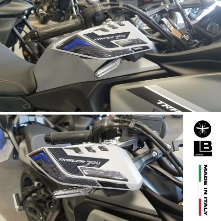Adesivi 3D Protezioni Paramani compatibili con Yamaha Tracer 700 2020