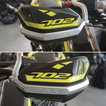 Adesivi 3D Protezioni Paramani moto compatibili con Benelli TRK 702 e 702X