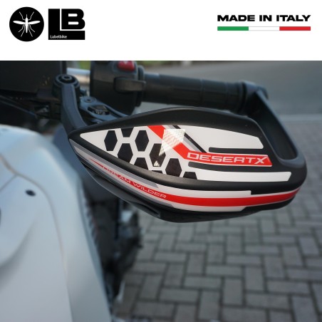 Adhesivos 3D Protecciones Paramanos Moto compatibles con Ducati DesertX