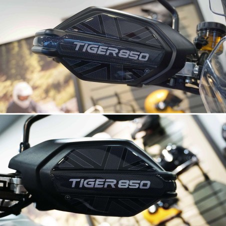 Adesivi 3D Protezioni Paramani moto compatibili con Triumph Tiger 850 Sport 2021