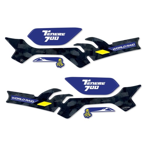 Stickers 3D Protège-mains moto compatible avec Yamaha Tenere 700 World Raid 2