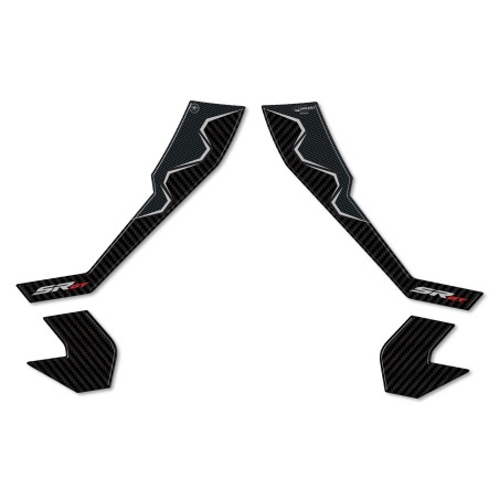 Adesivi 3D protezioni paraspigoli carene compatibili con Aprilia SR GT 125 e 200