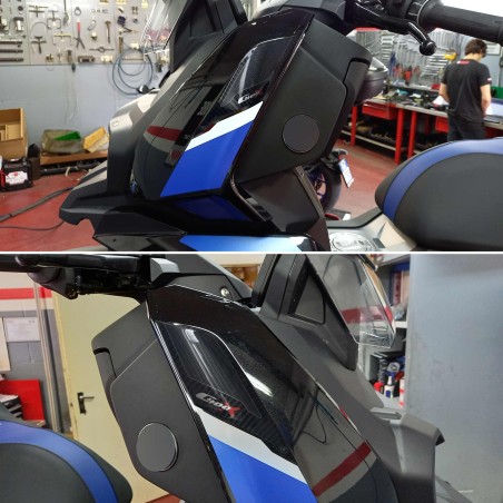 Pegatinas 3D Protectores de esquinas de carenado para scooter compatibles con BMW C400X