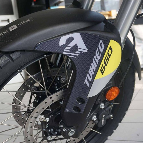 Adhesivos 3D para Protectores de Horquilla compatibles con Aprilia Tuareg 660 2022-2023