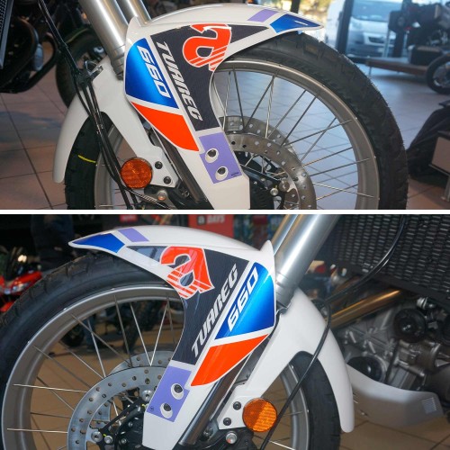 Adesivi 3D Protezioni Parasteli compatibili con Aprilia Tuareg Tagelmust 660