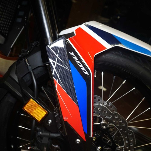 Adesivi 3D Protezioni Parasteli compatibili con Honda Africa Twin 1100 2022