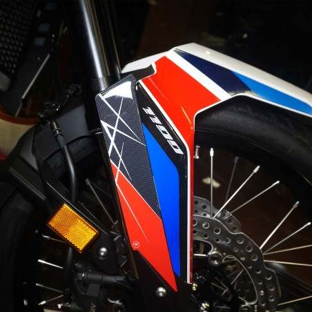 Adesivi 3D Protezioni Parasteli compatibili con Honda Africa Twin 1100 2022
