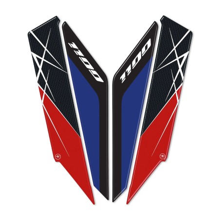 Adesivi 3D Protezioni Parasteli compatibili con Honda Africa Twin 1100 2022
