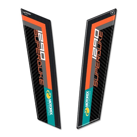 Adesivi 3D Protezioni Parasteli compatibili con moto KTM 1290 Super Duke R 2021