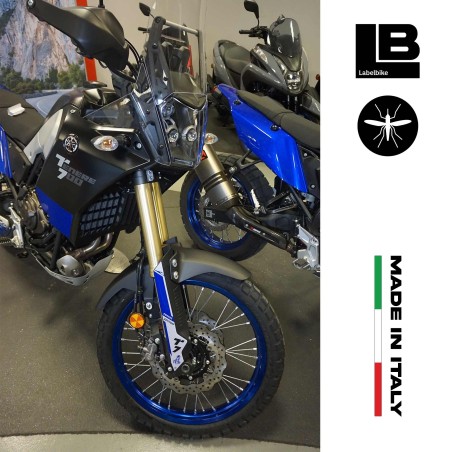 Adesivi 3D Protezioni Parasteli compatibili con moto Yamaha Tenere 700 2019-2022