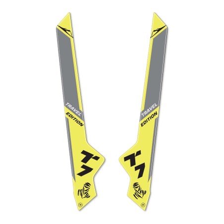 Protectores de tija adhesivos 3D compatibles con motos Yamaha Tenere 700 2019-2022.