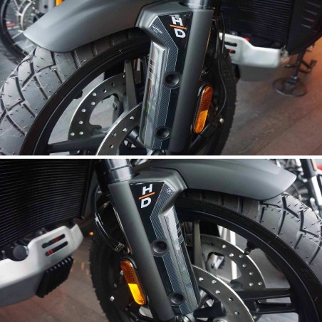 Adesivi 3D Protezioni Parasteli moto compatibili con Harley Davidson Pan America