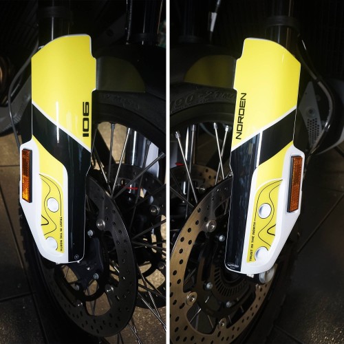 Adesivi 3D Protezioni Parasteli moto compatibili con Husqvarna Norden 901