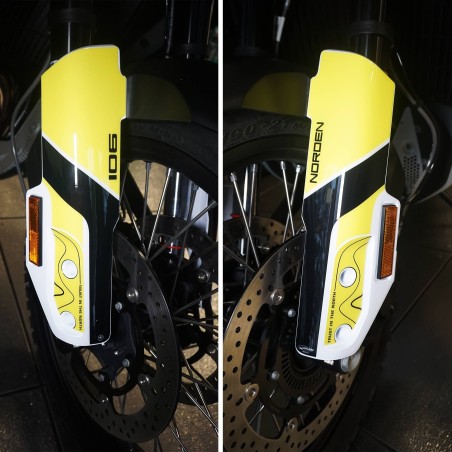 Adesivi 3D Protezioni Parasteli moto compatibili con Husqvarna Norden 901