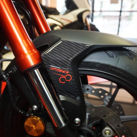 Adesivi 3D Protezioni parasteli parafango moto compatibili con Honda Hornet 2023