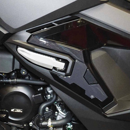 Adesivi 3D Protezioni pedane poggiapiedi compatibili con Honda ADV350 2022-2023