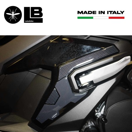 Adesivi 3D Protezioni pedane poggiapiedi compatibili con Honda ADV350 2022-2023