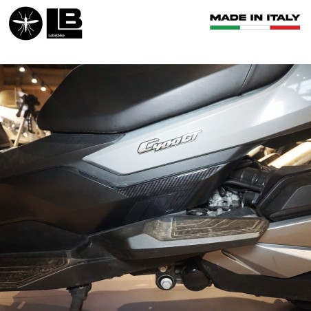 Adesivi 3D Protezioni pedane poggiapiedi scooter compatibili con BMW C400GT