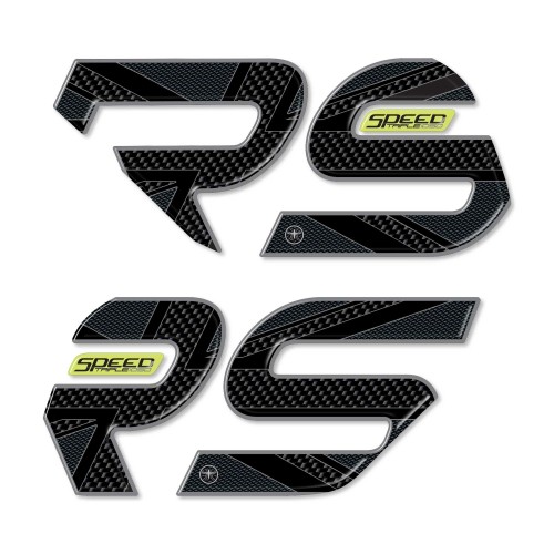 Adesivi 3D Protezioni serbatoio compatibili con Triumph Speed Triple 1050 RS