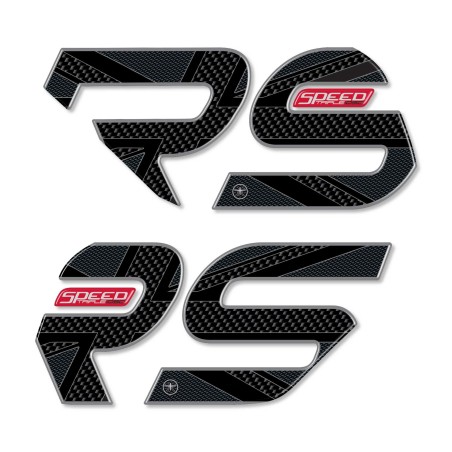 Adesivi 3D Protezioni serbatoio compatibili con Triumph Speed Triple 1050 RS