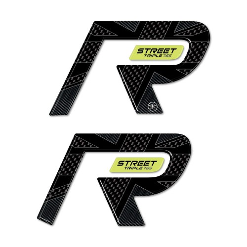 Pegatinas 3D protectores de depósito compatibles con Triumph Street Triple 765 R 2023 2