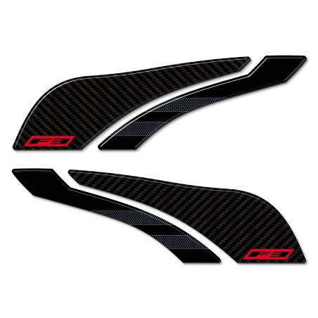 Adesivi 3D Protezioni Serbatoio Laterali moto compatibili con Mv Agusta F3 2021