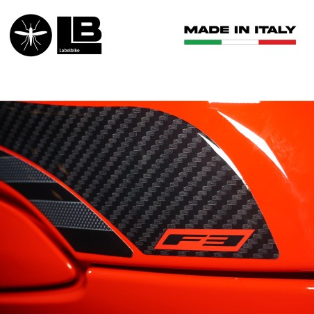 Adesivi 3D Protezioni Serbatoio Laterali moto compatibili con Mv Agusta F3 2021
