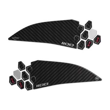 Adesivi 3D Protezioni serbatoio moto compatibile con Ducati Diavel v4 2023