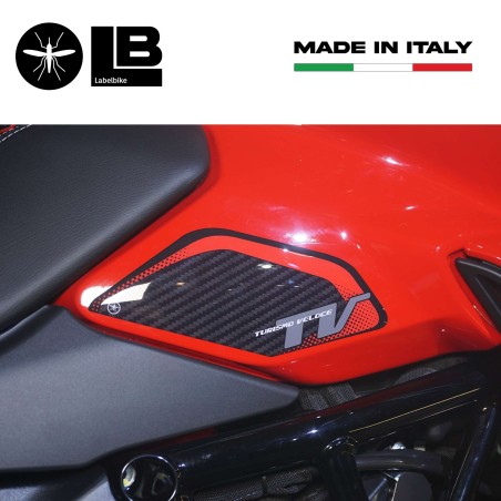 Adesivi 3D Protezioni Serbatoio moto compatibili con Mv Agusta Turismo Veloce