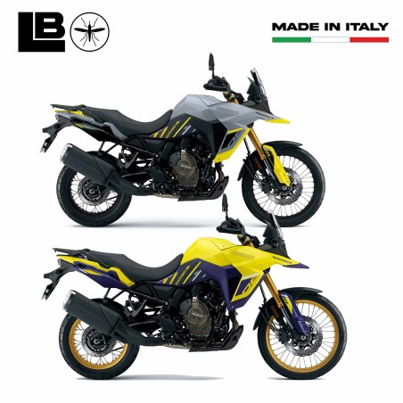 Adesivi 3D Protezioni Sottosella moto compatibili con Suzuki V-Strom 800DE