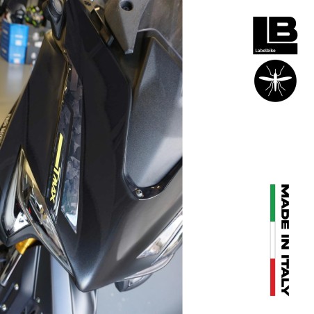 Adhesivos 3D Bozal Delantero compatibles con Yamaha Tmax 560 20 Aniversario