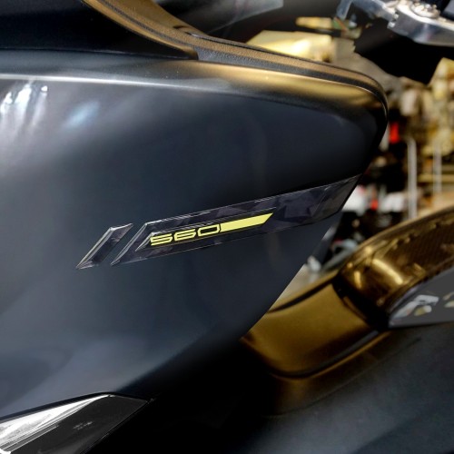 Adesivi 3D Paraspigoli carene compatibili con Yamaha Tmax 560 20Th Anniversary