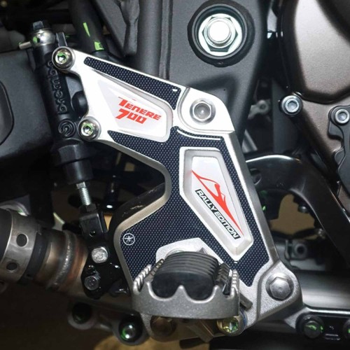 Adesivi 3D Protezioni Battitacco compatibili con Yamaha Tenere 700 Rally Edition 2022