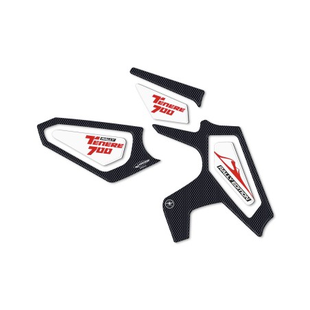 Adesivi 3D Protezioni Battitacco compatibili con Yamaha Tenere 700 Rally Edition 2022