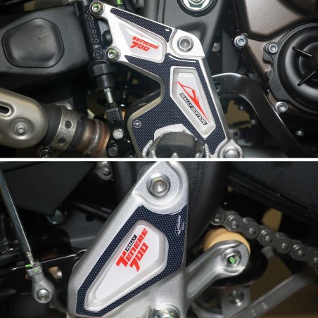 Adesivi 3D Protezioni Battitacco compatibili con Yamaha Tenere 700 Rally Edition 2022