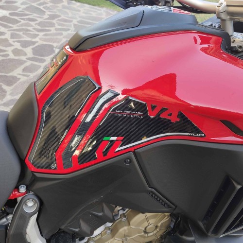 Adesivi 3D Protezioni Laterali compatibili con Ducati Multistrada V4 2021