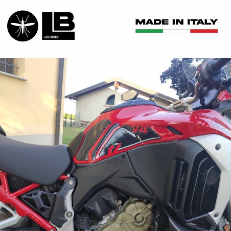 Adesivi 3D Protezioni Laterali compatibili con Ducati Multistrada V4 2021