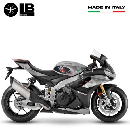 Adesivi 3D Protezioni Laterali serbatoio compatibili con Aprilia RSV4 2021-2023