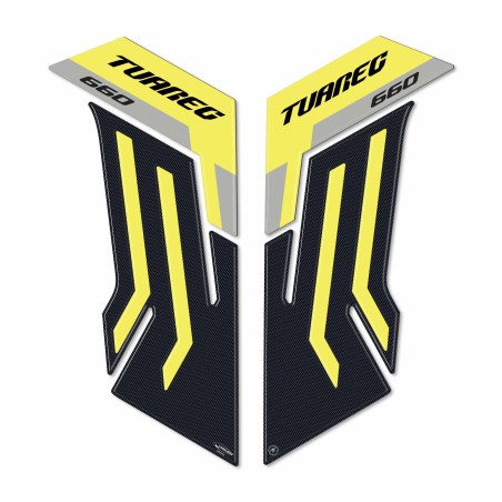 Pegatinas 3D Tank protectores laterales compatibles con Aprilia Tuareg 660 2022