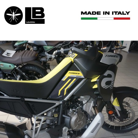 Pegatinas 3D Tank protectores laterales compatibles con Aprilia Tuareg 660 2022