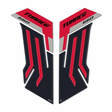 Adesivi 3D Protezioni Laterali serbatoio compatibili con Aprilia Tuareg 660 2022