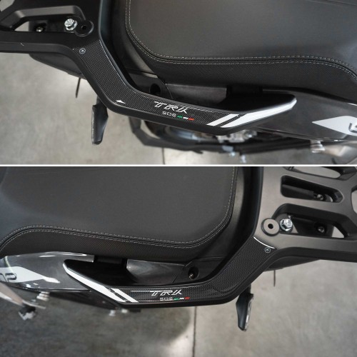 3D Aufkleber Beifahrer Griffe kompatibel mit Benelli TRK 502 502X 2