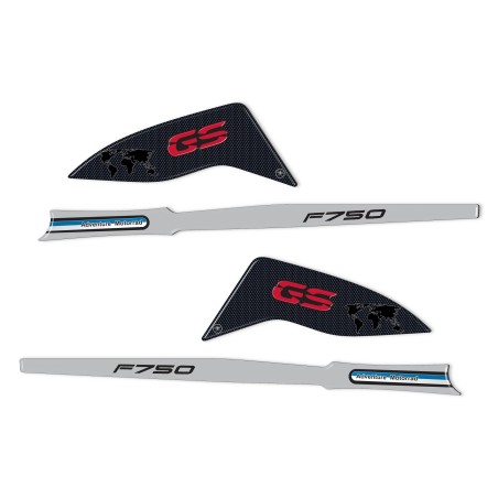 3D Stickers Handguards compatible with BMW F750 GS 2018-2023