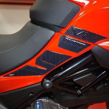 Adhesivos 3D Laterales Depósito compatibles con Ducati Multistrada V2 950 2022-23