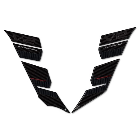 Adhesivos 3D Laterales Depósito compatibles con Ducati Multistrada V2 950 2022-23