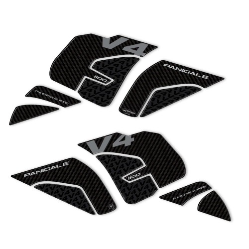 Pegatinas laterales de depósito 3D compatibles con Ducati Panigale V4 2018-2021 2