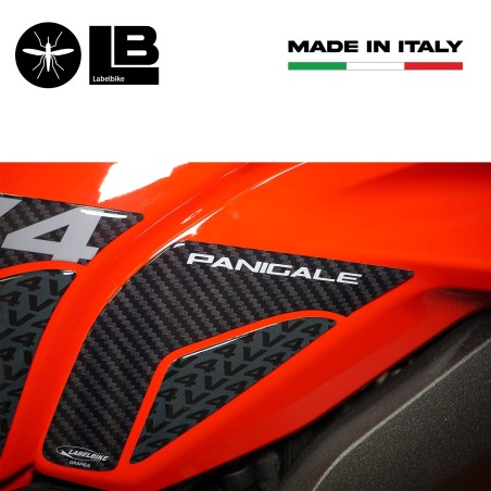 Adesivi 3D Serbatoio Laterali compatibili con Ducati Panigale V4 2018-2021