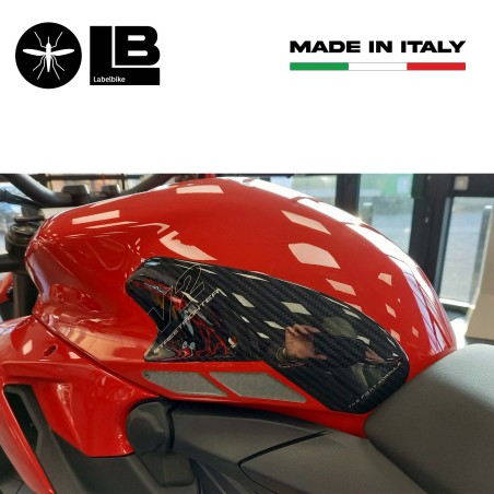 Adesivi 3D Serbatoio Laterali compatibili con Ducati Streetfighter V2 2022-2024
