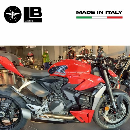 Adesivi 3D Serbatoio Laterali compatibili con Ducati Streetfighter V2 2022-2024